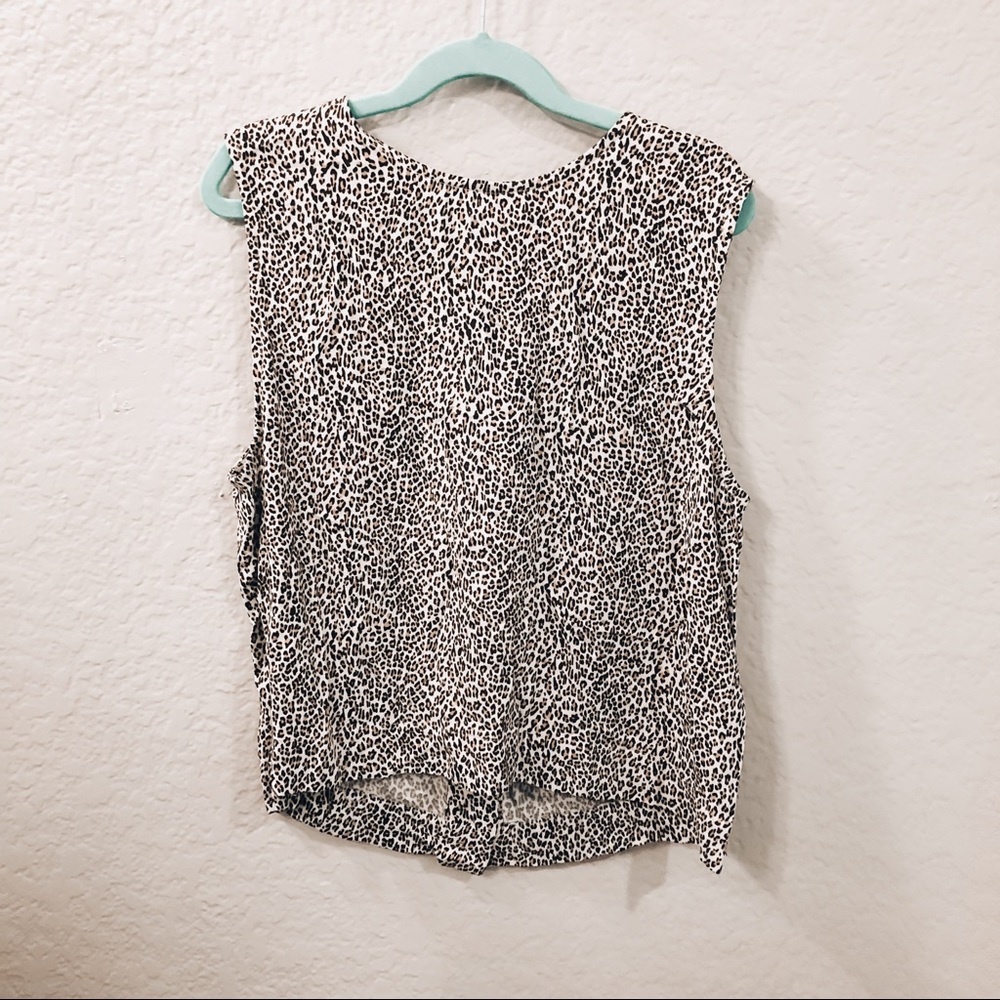 NWT Jenni Kayne Leopard Shell